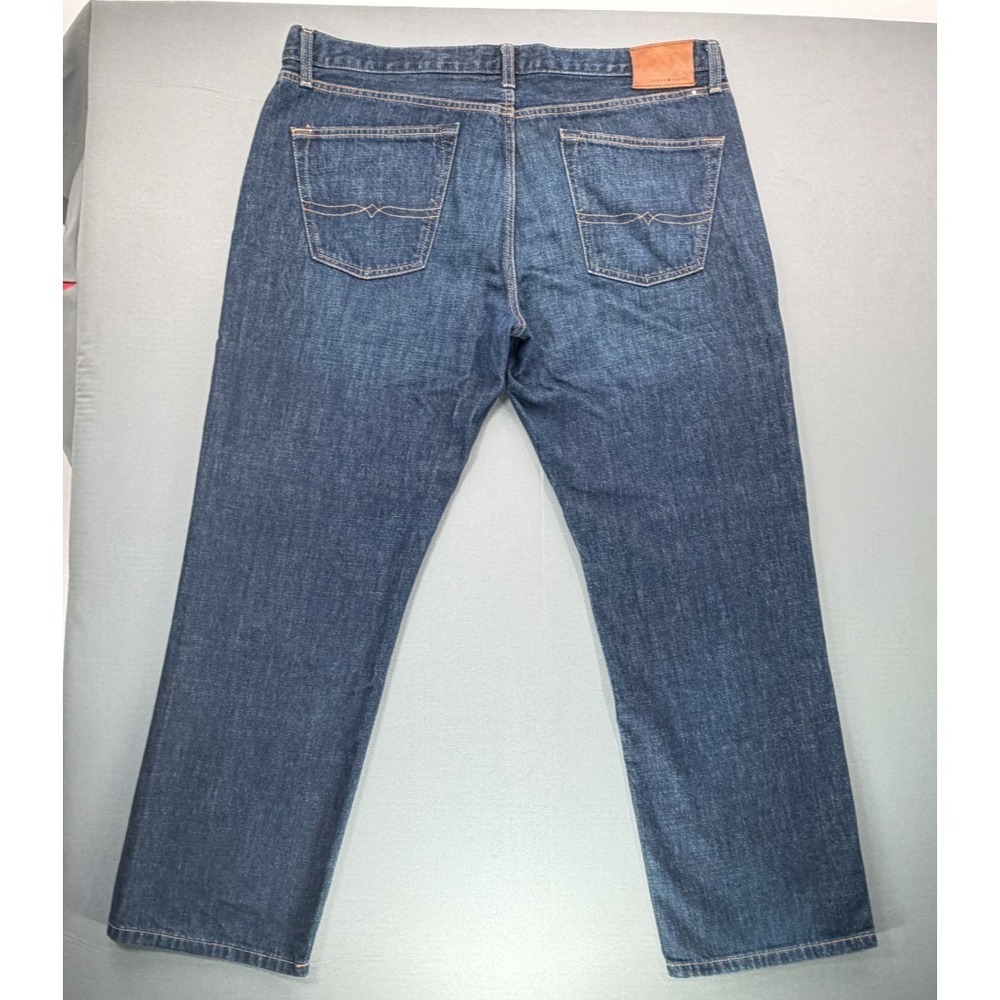 Lucky Brand 221 Original Straight Jeans Mens 38x30 Medium Dark Wash Denim - Picture 8 of 11